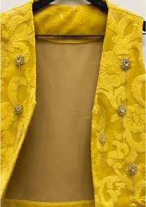 جلیقه جواهر دوزی دستی مخمل وارداتی